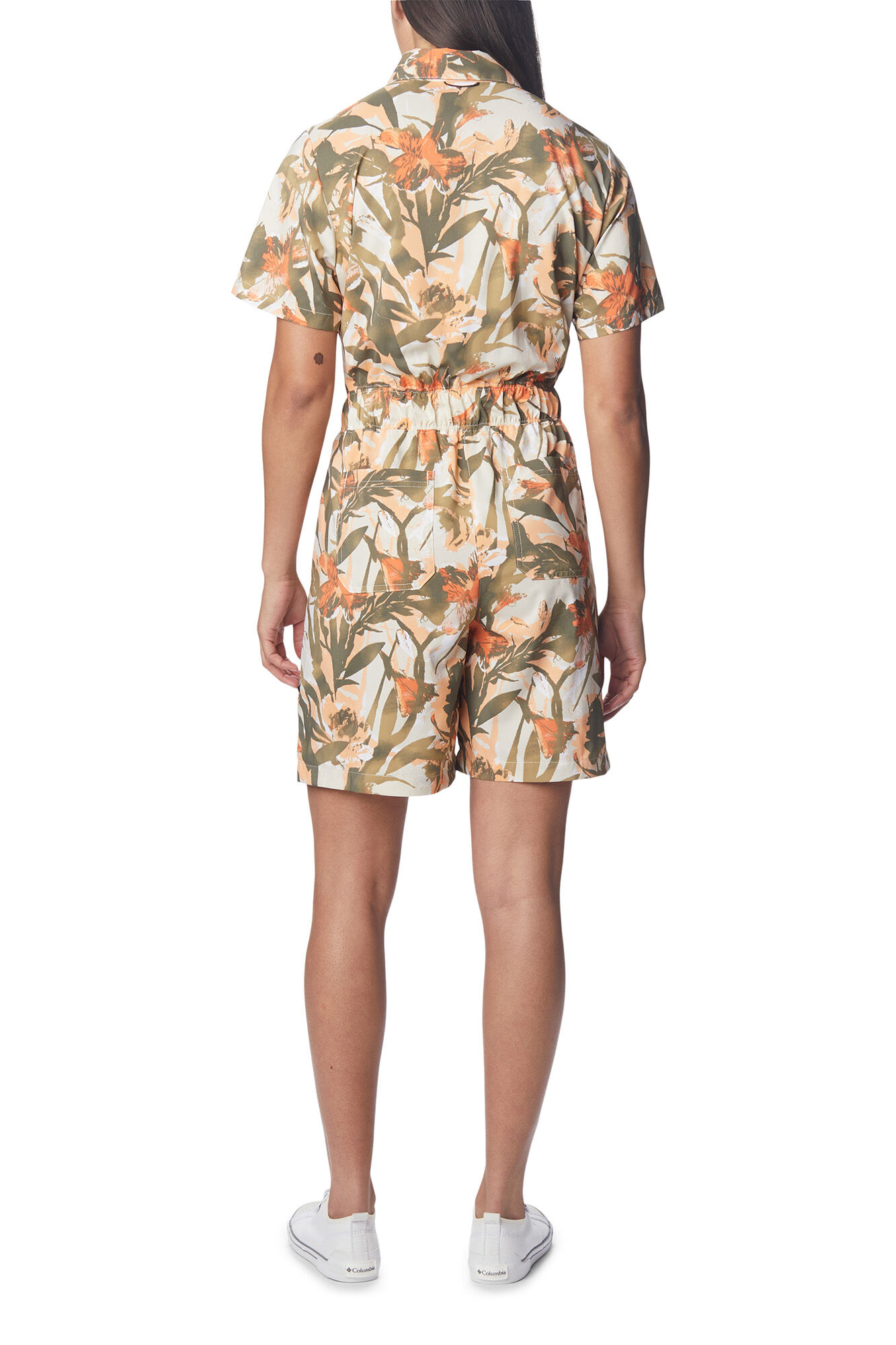 Macacão curto feminino Columbia Silver Ridge Utility™ - Marrom