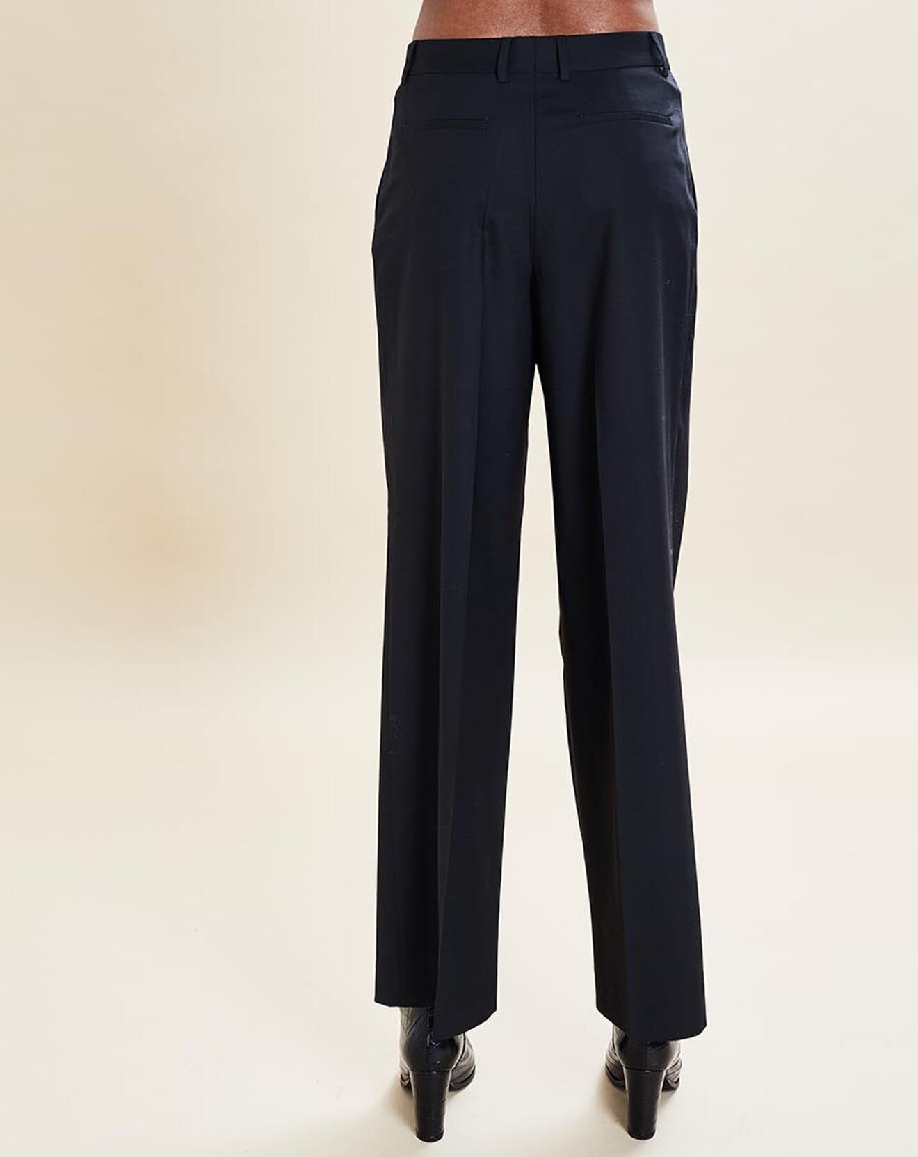 Chloé Stora Pantalon en Laine mélangée Orson noir