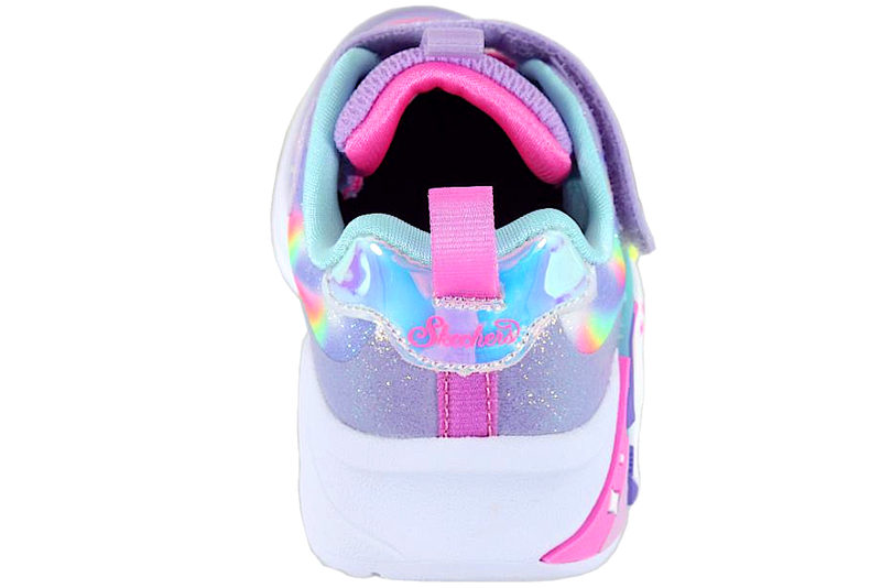 SKECHERS S LIGHTS UNICORN CHASER RAINBOW COLOR