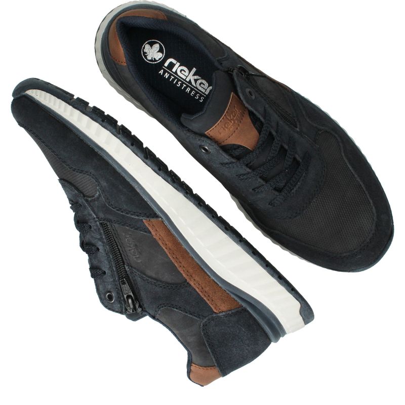 Rieker Sneakers Blauw Heren