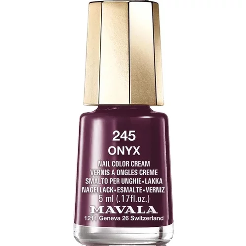 Mini Color Vernis à Ongles Crème - Couleur : 245 : Onyx - Mavala - 5ml
