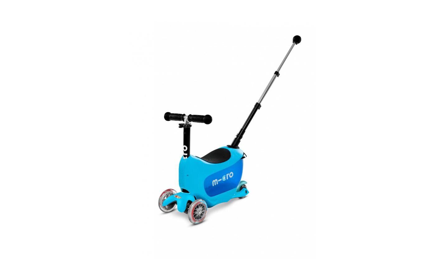 Kickboard Mini2go Deluxe Plus Blue<br>Scooter mit Sitz