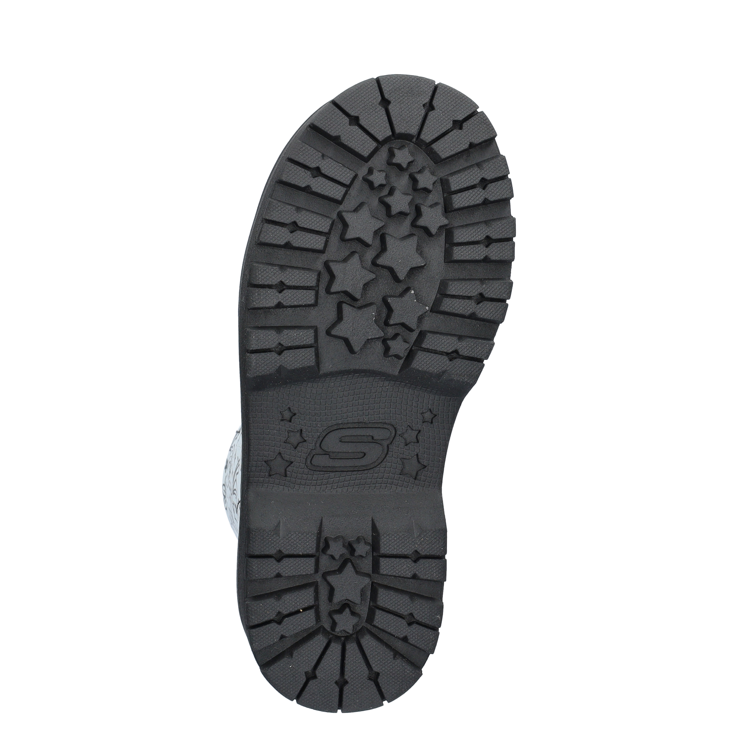 Gravlen-Hi meisjes veterboot Skechers Zilver