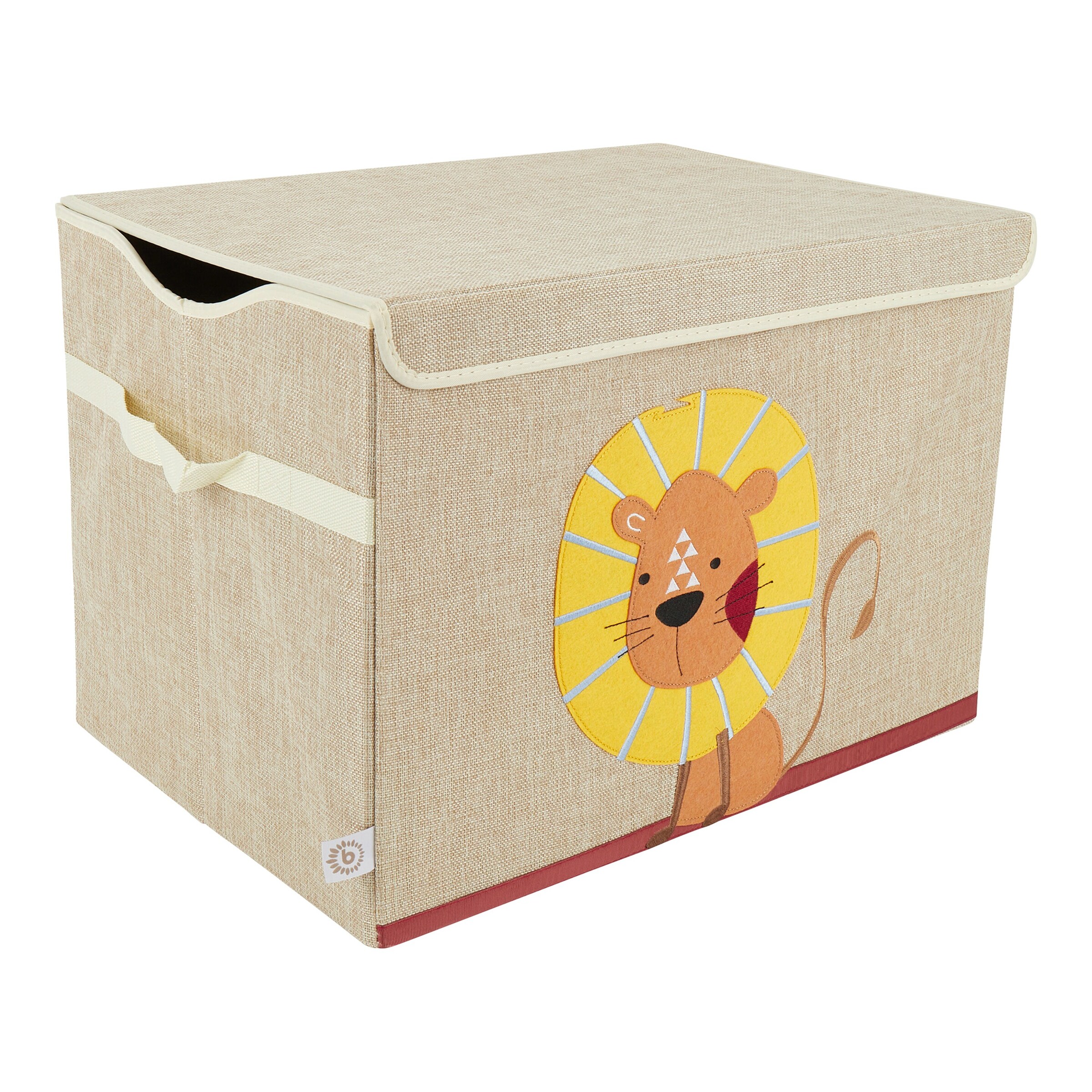 Bieco Aufbewahrungskiste 36x51x36 cm Löwe / beige / braun / orange