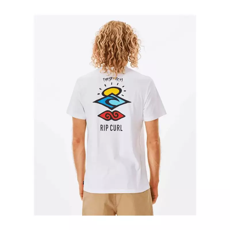 Teeshirt RIPCURL Search Icon Tee White