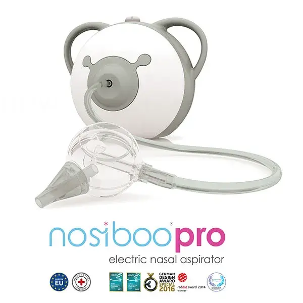 Aspirador Nasal Elétrico Nosiboo Pro - Cinza