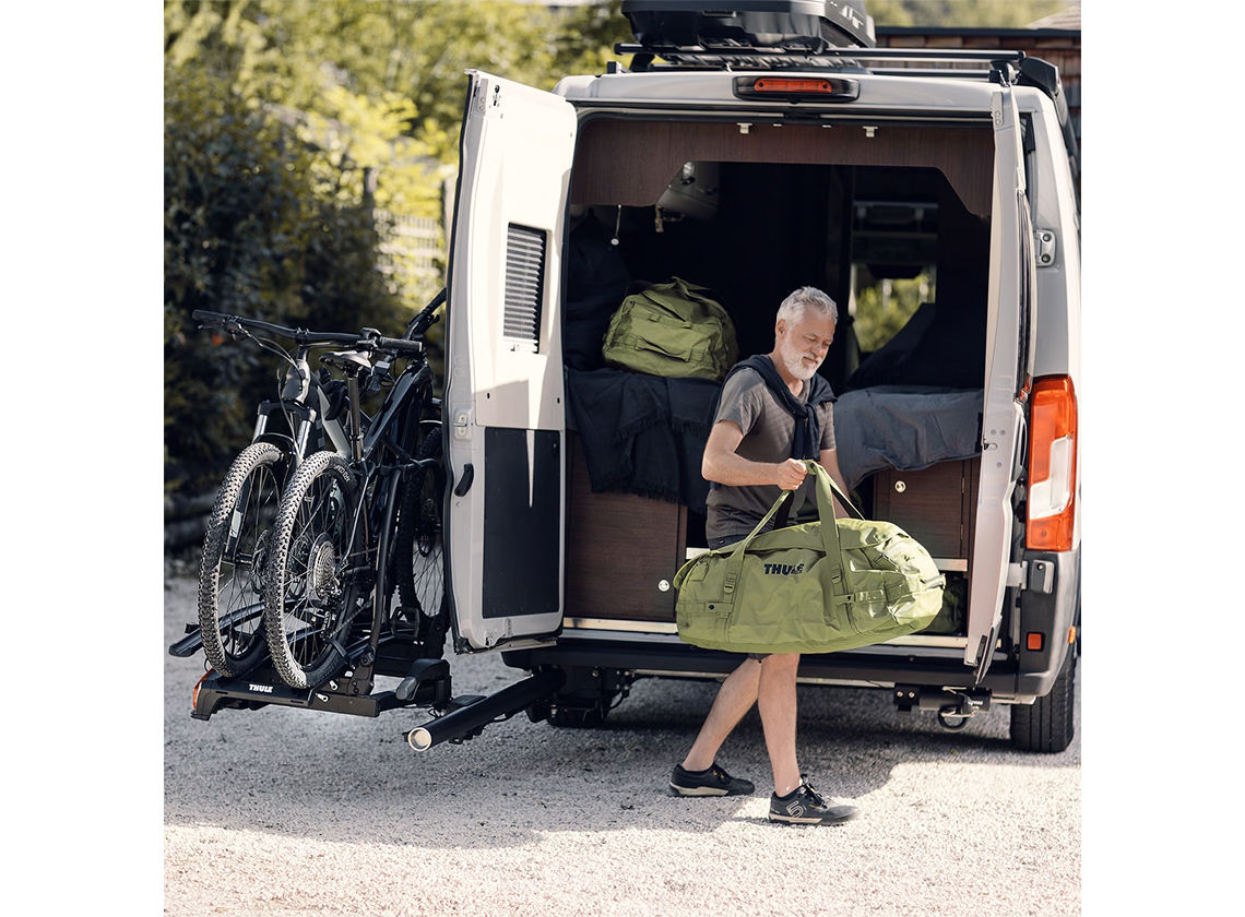 Thule VeloSwing buscamper zwenkbare trekhaak voor gebruik bij fietsendrager