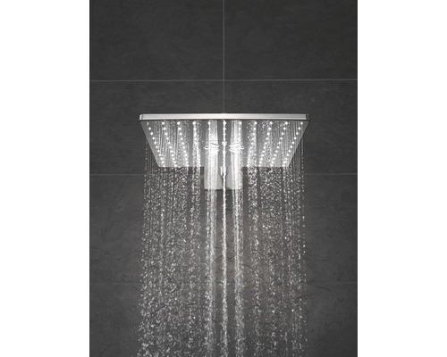Hoofddoucheset GROHE Rainshower SmartActive 310 Cube 26479000 31x31 cm incl. douchearm 43 cm chroom