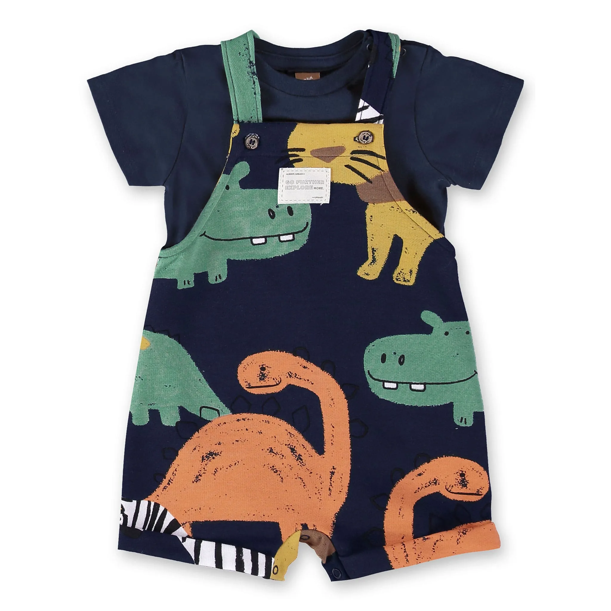 Up Baby Ensemble 2 Pièces Salopette Safari 3-2m
