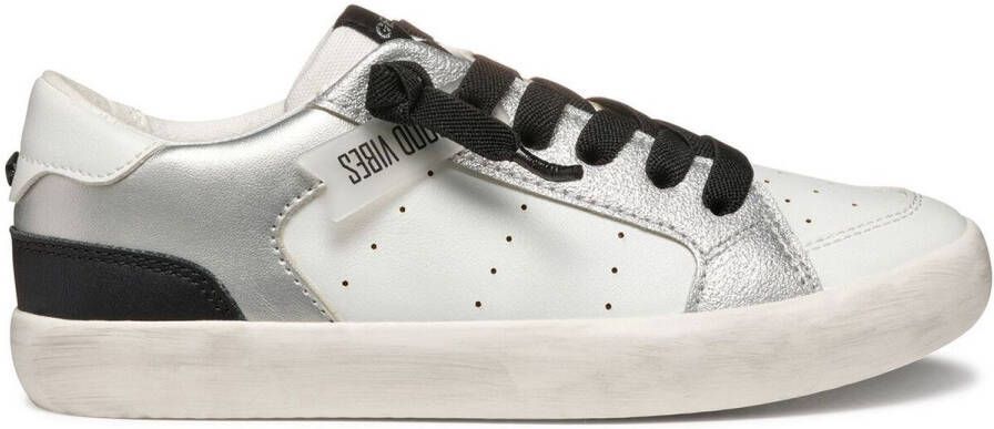GEOX GISLI Sneakers WIT ZILVER