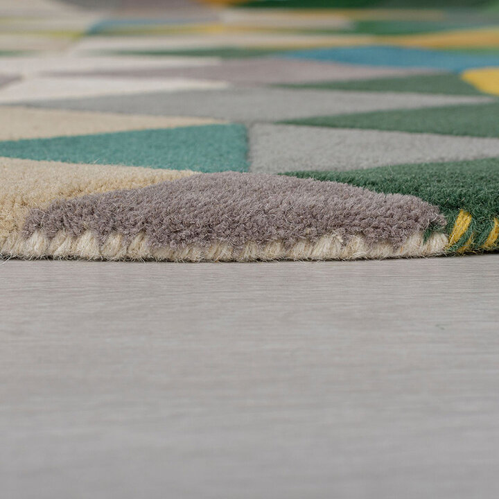 Rond Modern vloerkleed - Illo Prism Multicolor | Kleur!