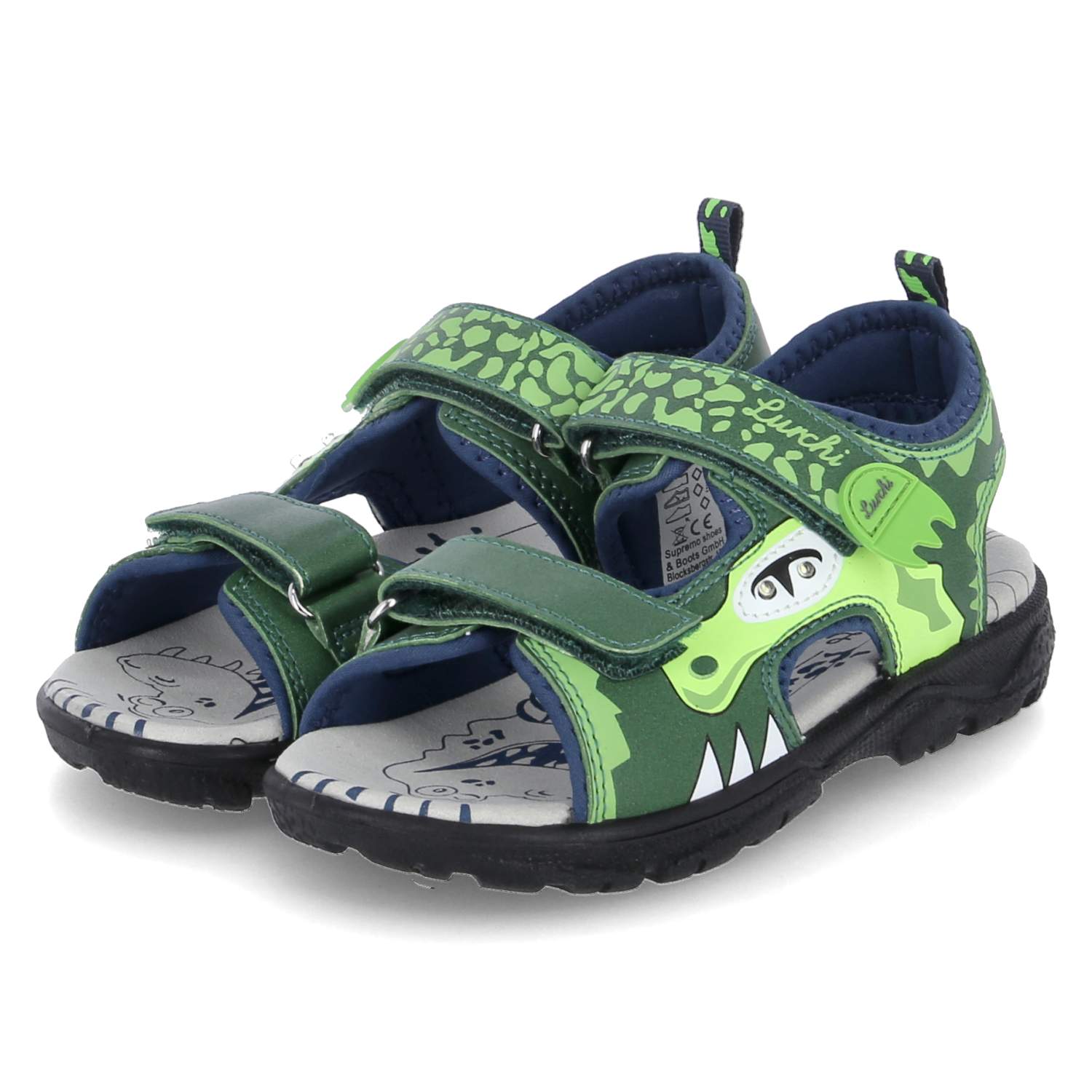 Lurchi Sandalen KROKI - dkgreen-navy