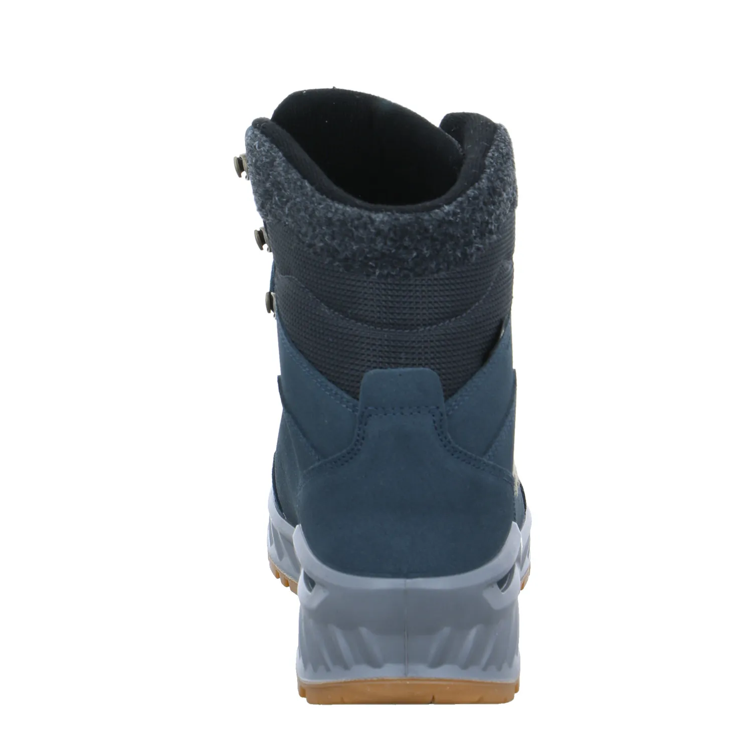 LOWA Snowboots Blau Leder