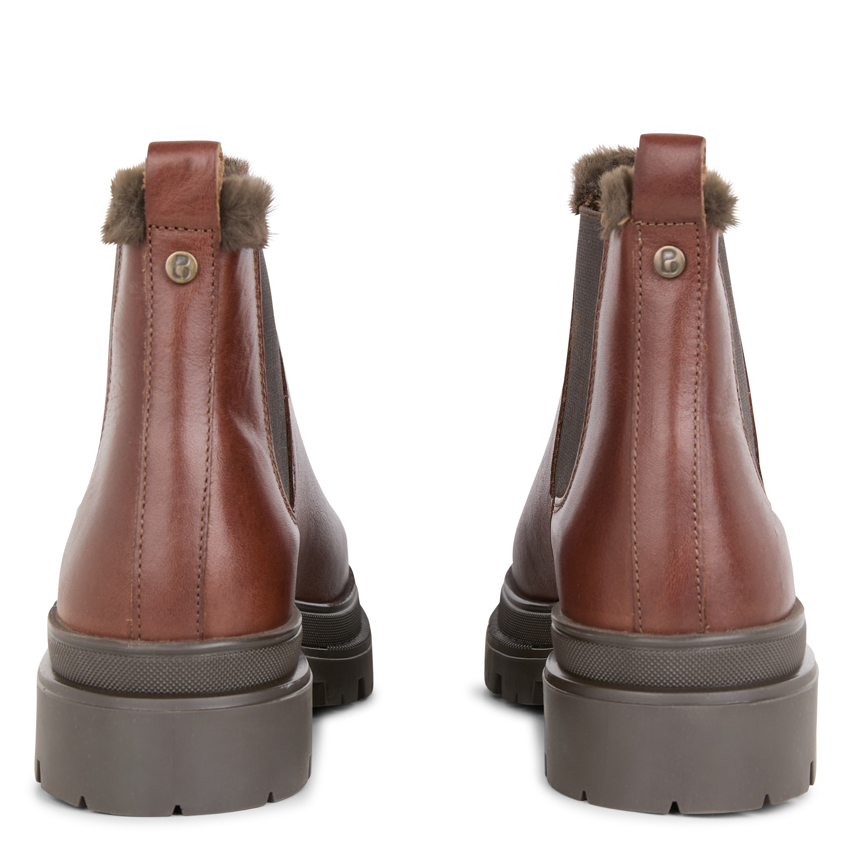 SACHEL - Boots Chelsea en cuir | Marron
