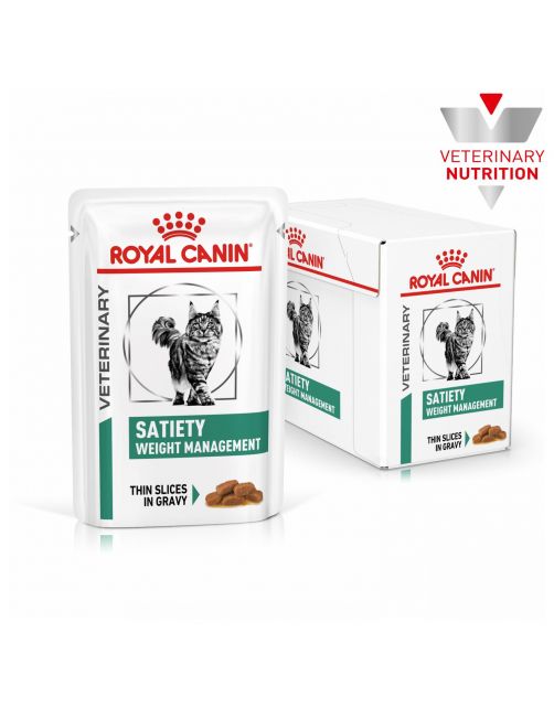 Royal Canin Veterinary Diet Satiety Weight Management Wet - Kattenvoer - 85 g