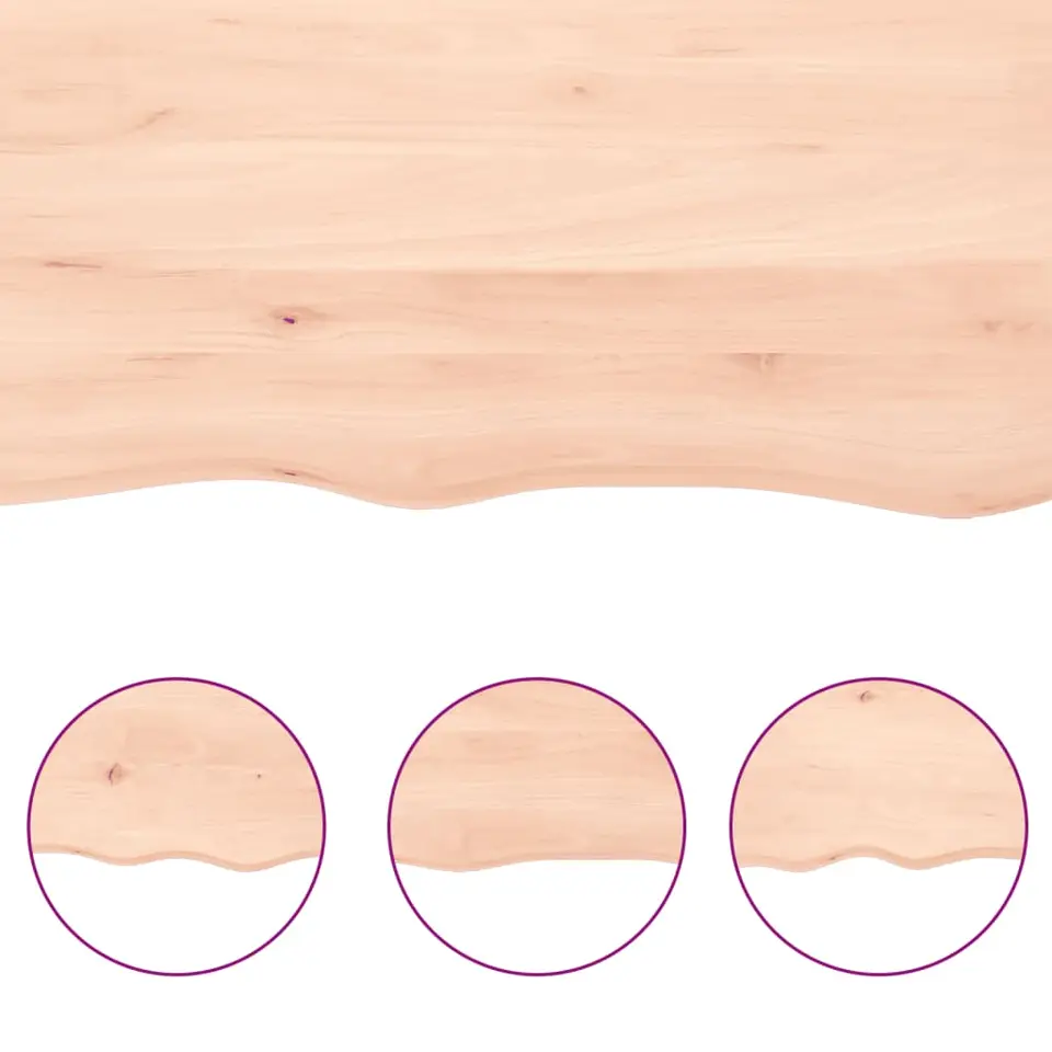 vidaXL - Tafelblad - Bruin - Hout - 140 x 60 x 6 cm