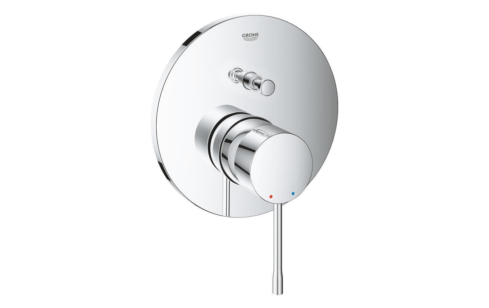 Badewannenarmatur Essence 46 mm, Chrom<br>Reglerset für Einhebel-Armaturen