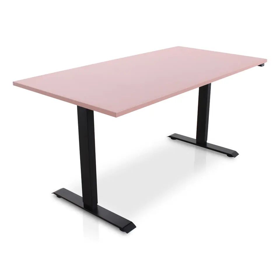 MRC EASY Zit-Sta Bureau – Elektrisch Verstelbaar – 160x80 cm – Blad Dusty Rose