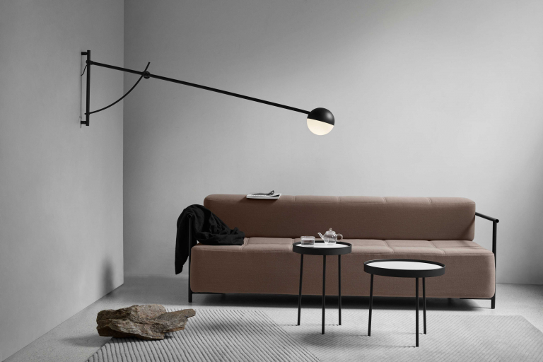 Northern Balancer wandlamp zwart