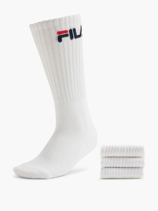 FILA 3 Pack Socken Weiss