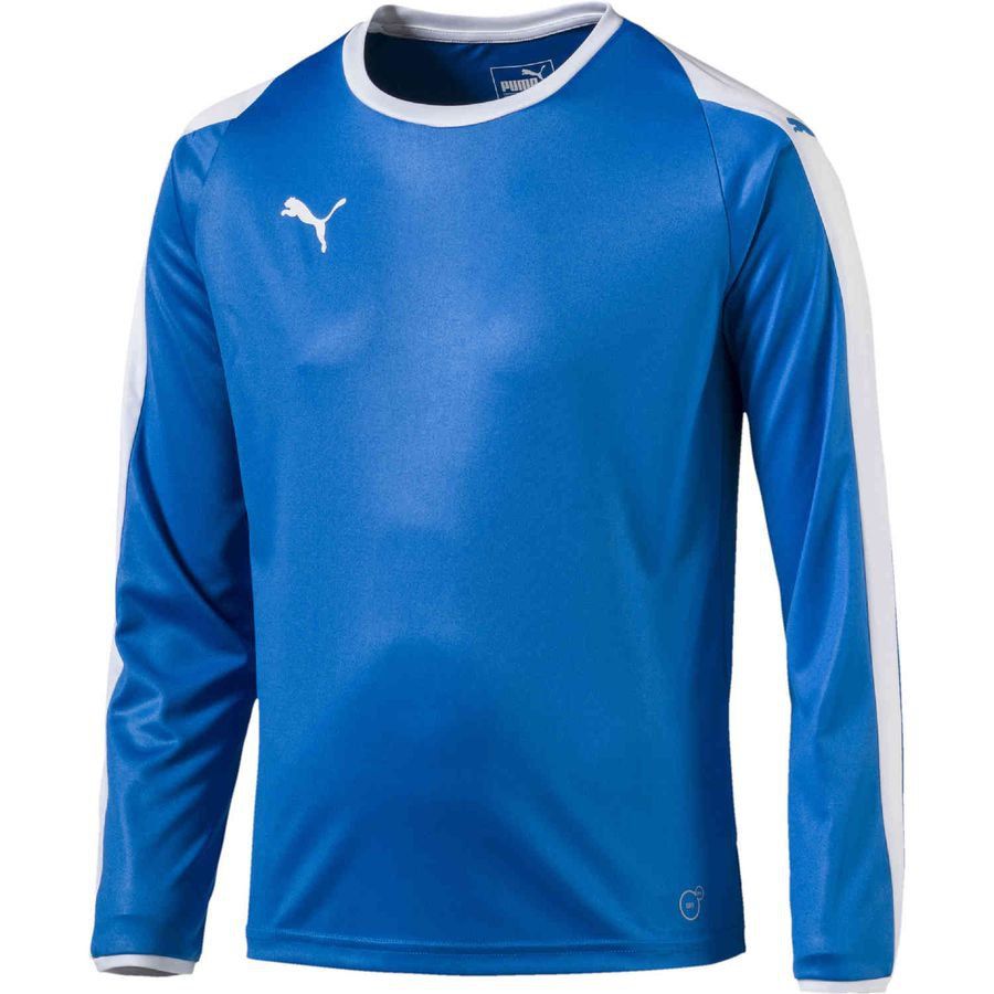 LIGA Maillot d'Entraînement Manches Longues - Bleu/Blanc Enfant