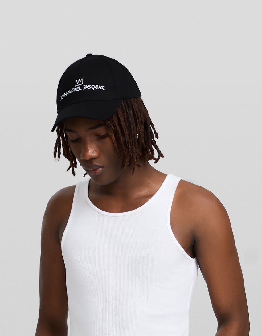 Boné bordado Jean-Michel Basquiat
