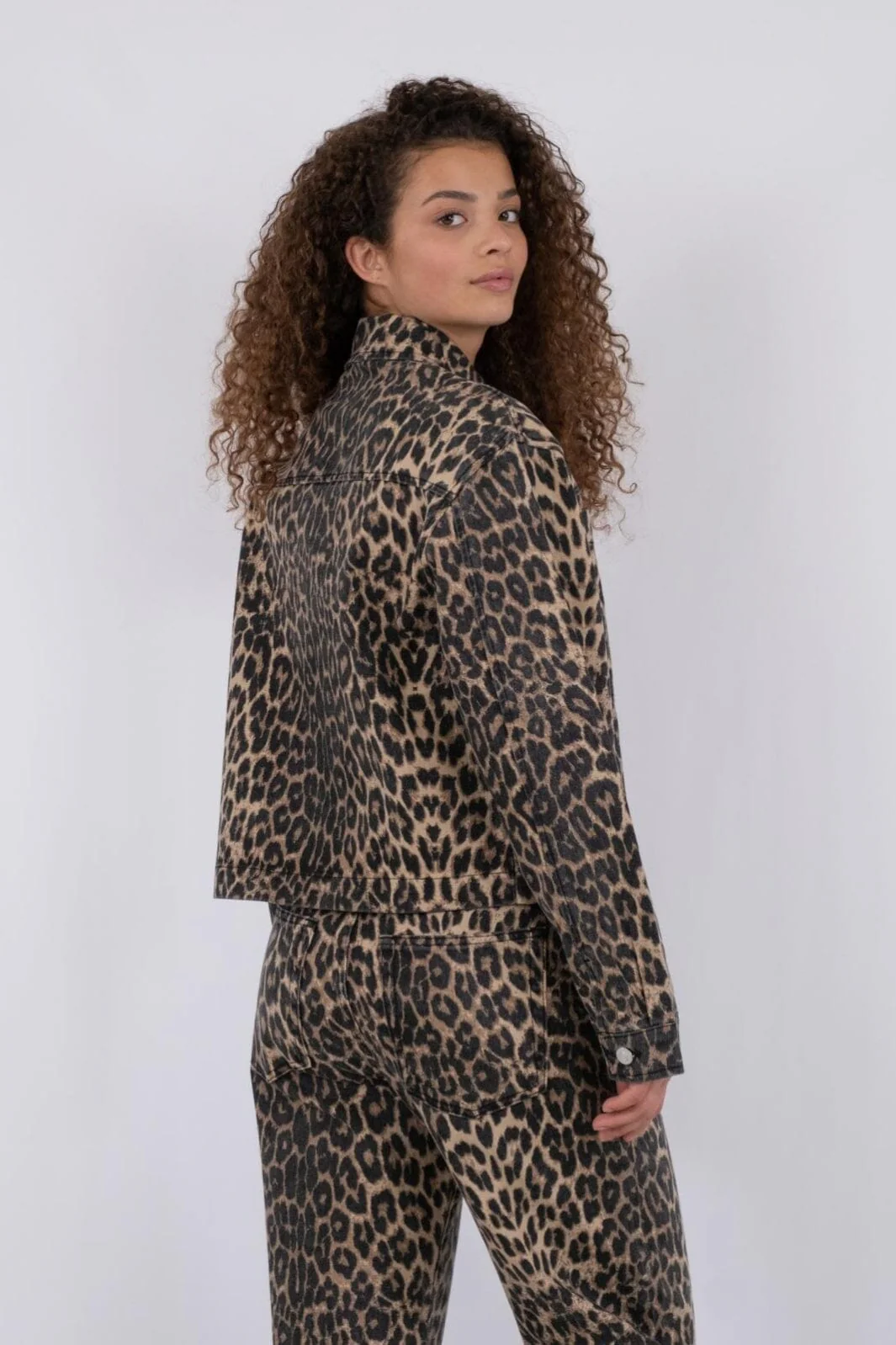 Neo Noir Emilia Leopard Jacket