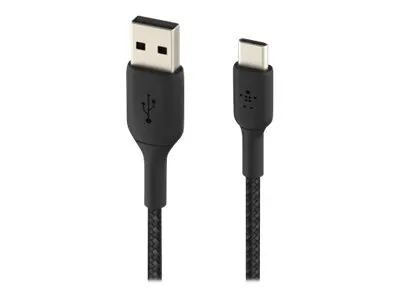 Belkin BoostCharge - USB-kabel - 24 pin USB-C (han) til USB (han) - 1 m - sort