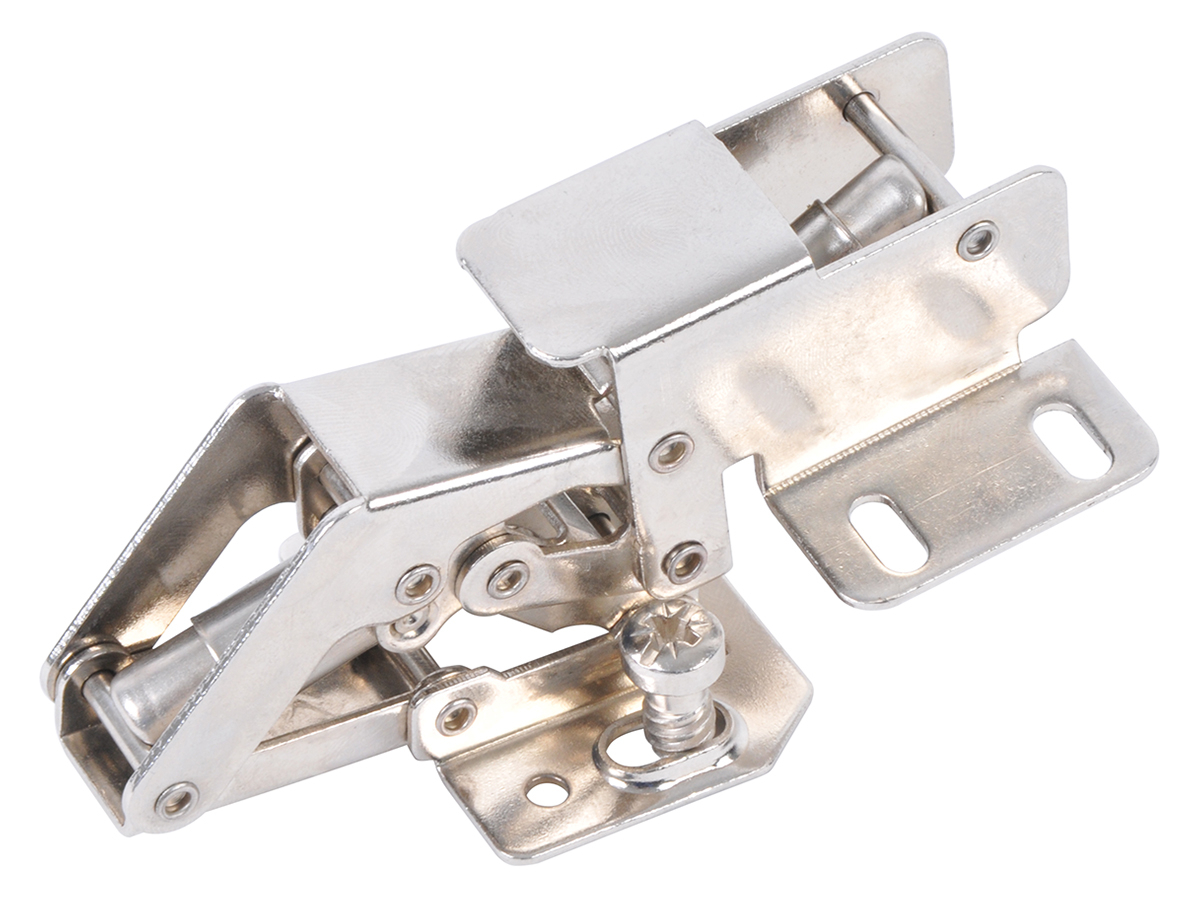 DGN metalen kastscharnier (1x stuks) - chrome