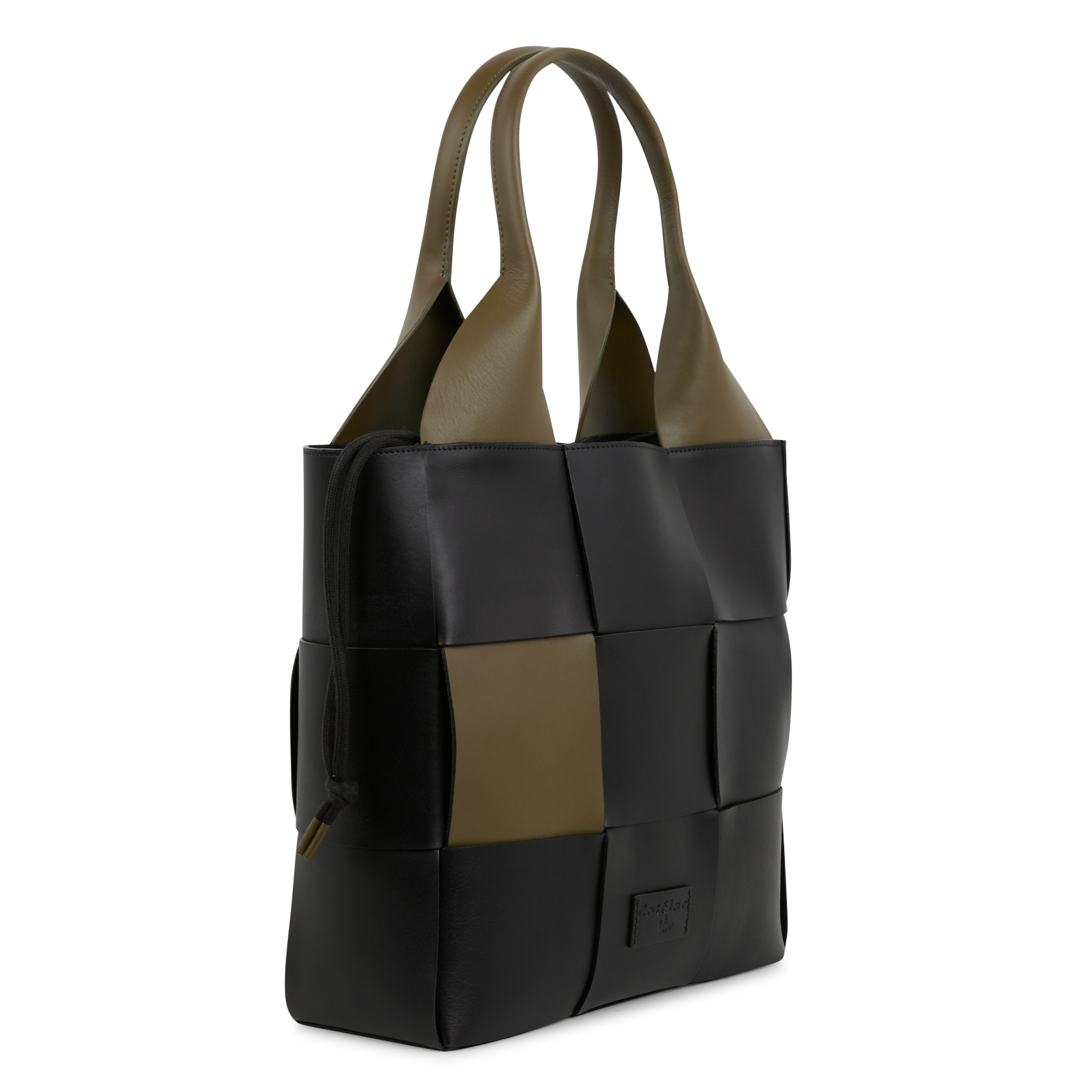 Sac porté épaule en cuir | Noir