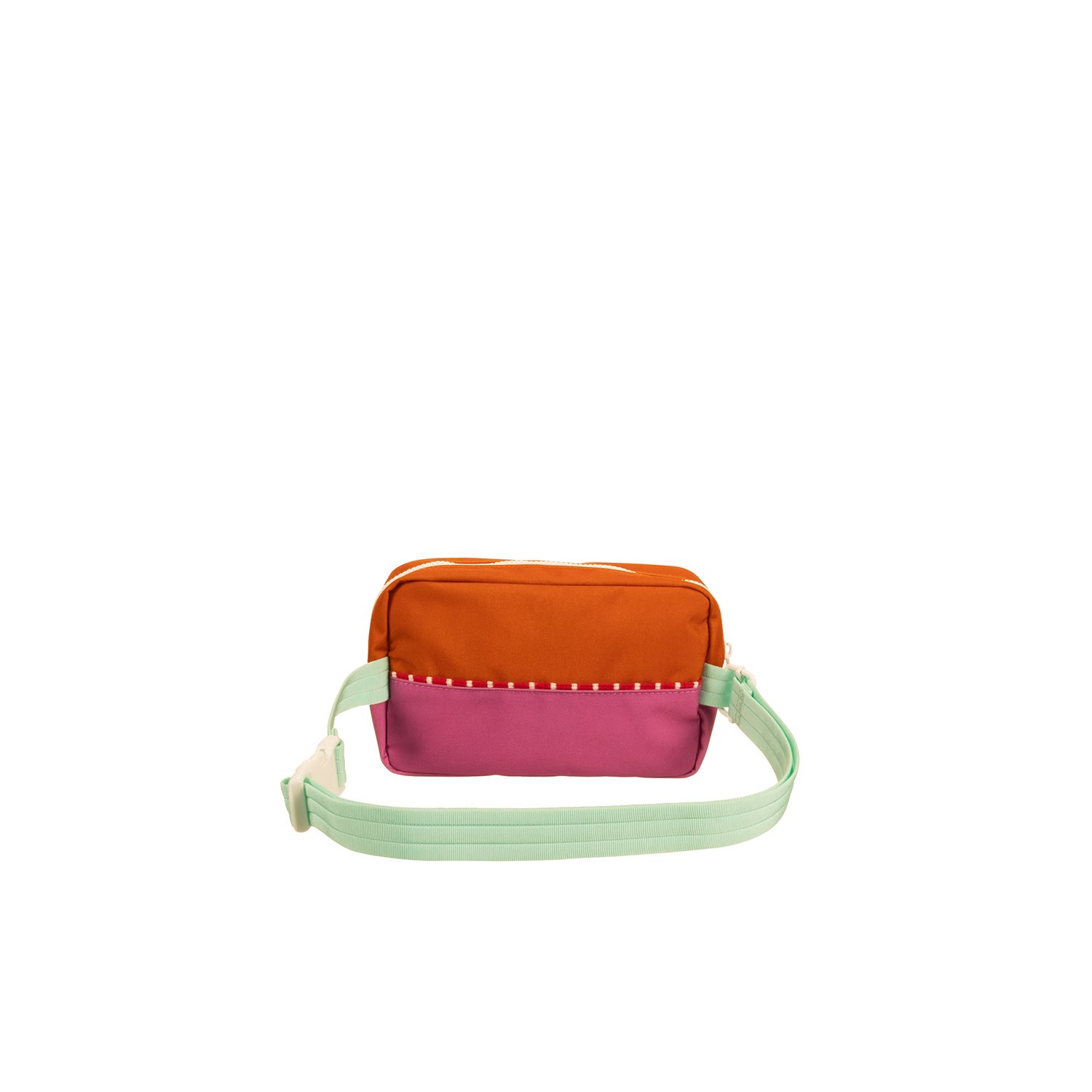 Sticky Lemon Better Together Colourblocking Fannypack Large gravel orange rosette pink