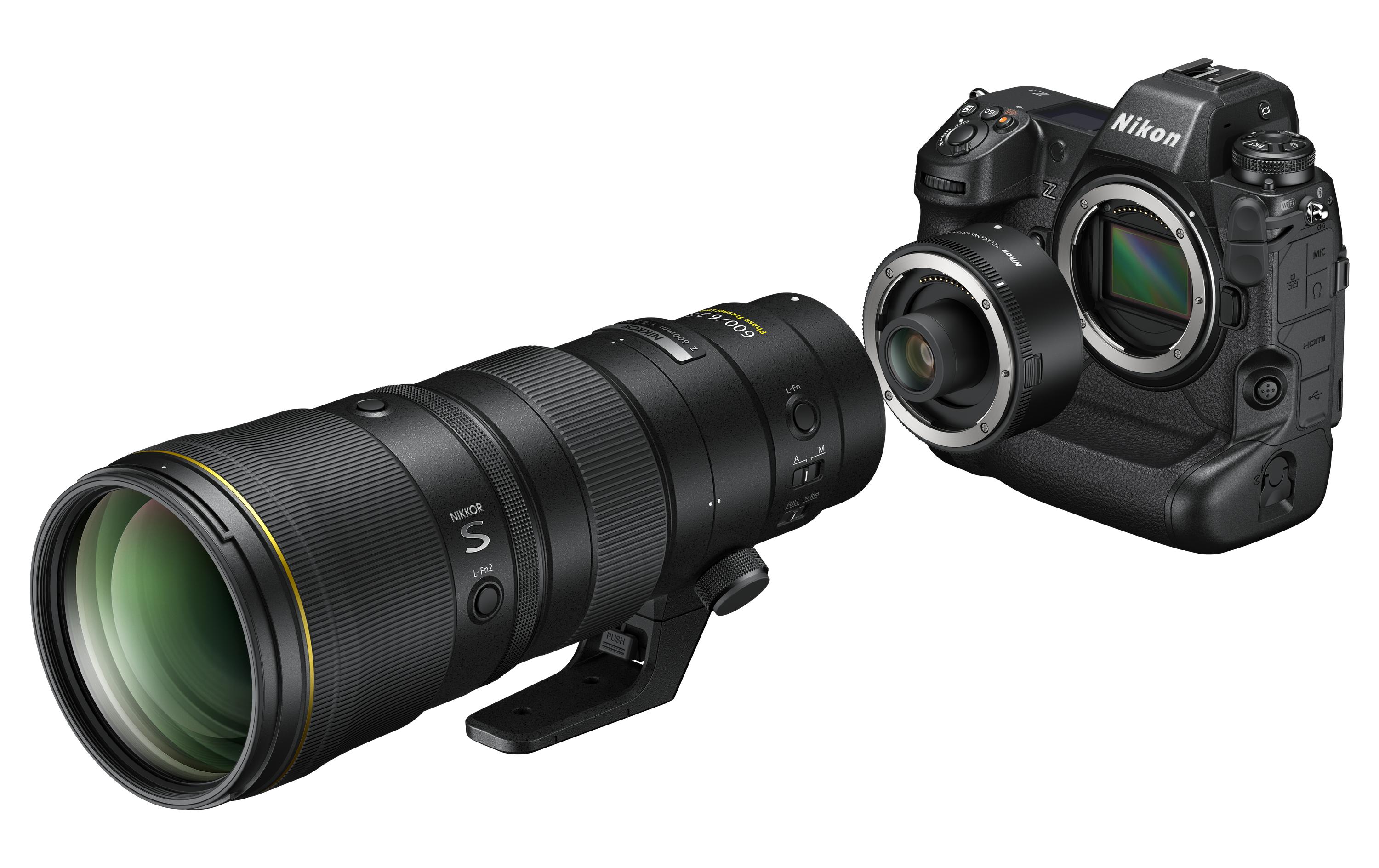 Festbrennweite NIKKOR Z 600mm F/6.3 VR S – Nikon Z<br>Superteleobjektiv mit leichtem Gewicht und ausbalanciert für Freihandaufnahmen