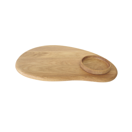 Serviertablett Fondant Eichenholz 40 cm