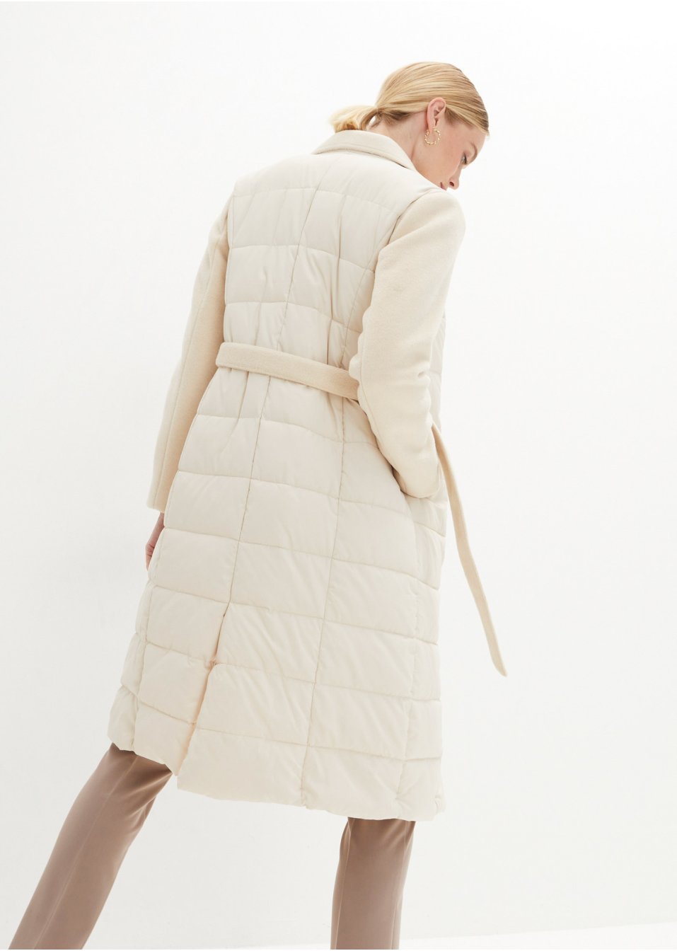 Manteau matelassé style blazer