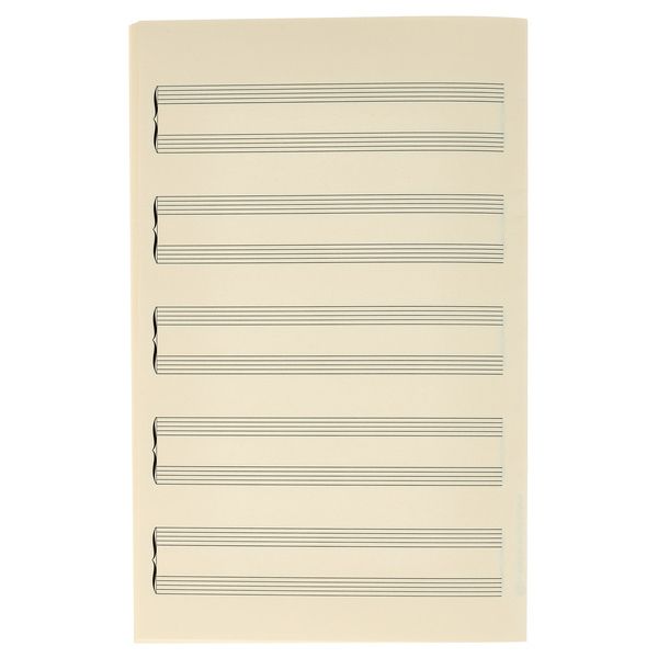 Star Notenpapier Klavier Oktav