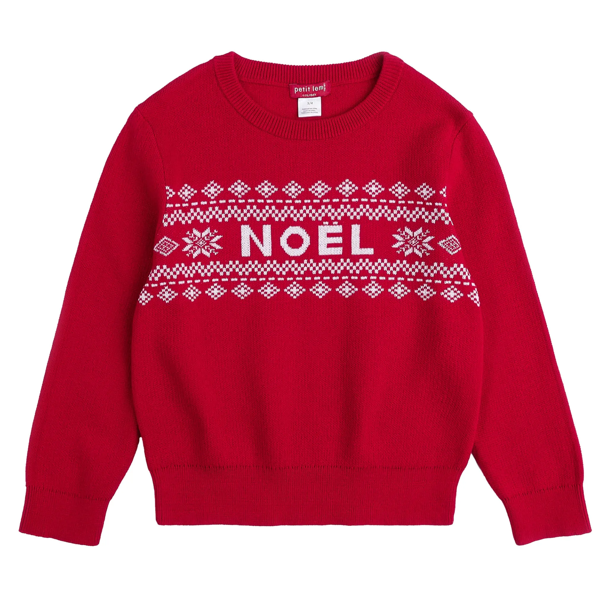 Petit Lem Pull Tricot Noël 3-24mois