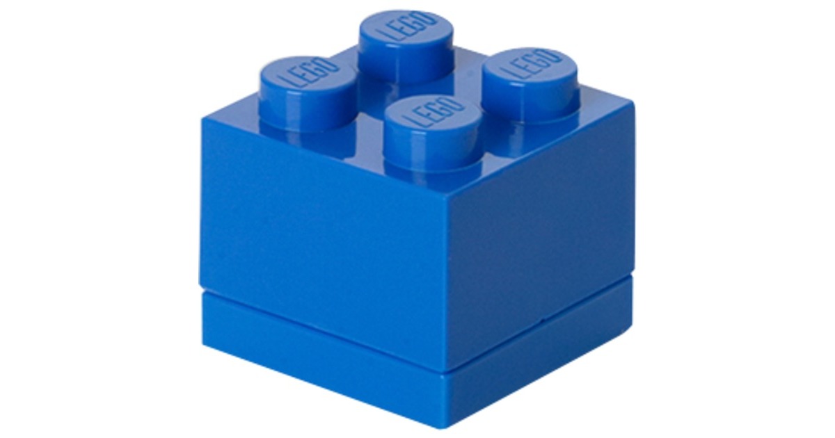 Room CopenhagenLEGO Mini Box Lunchbox 4 Blauw opbergdoos  (Blauw)