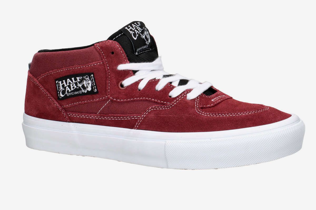 Vans Skate Half Cab Schuh (burgundy white)