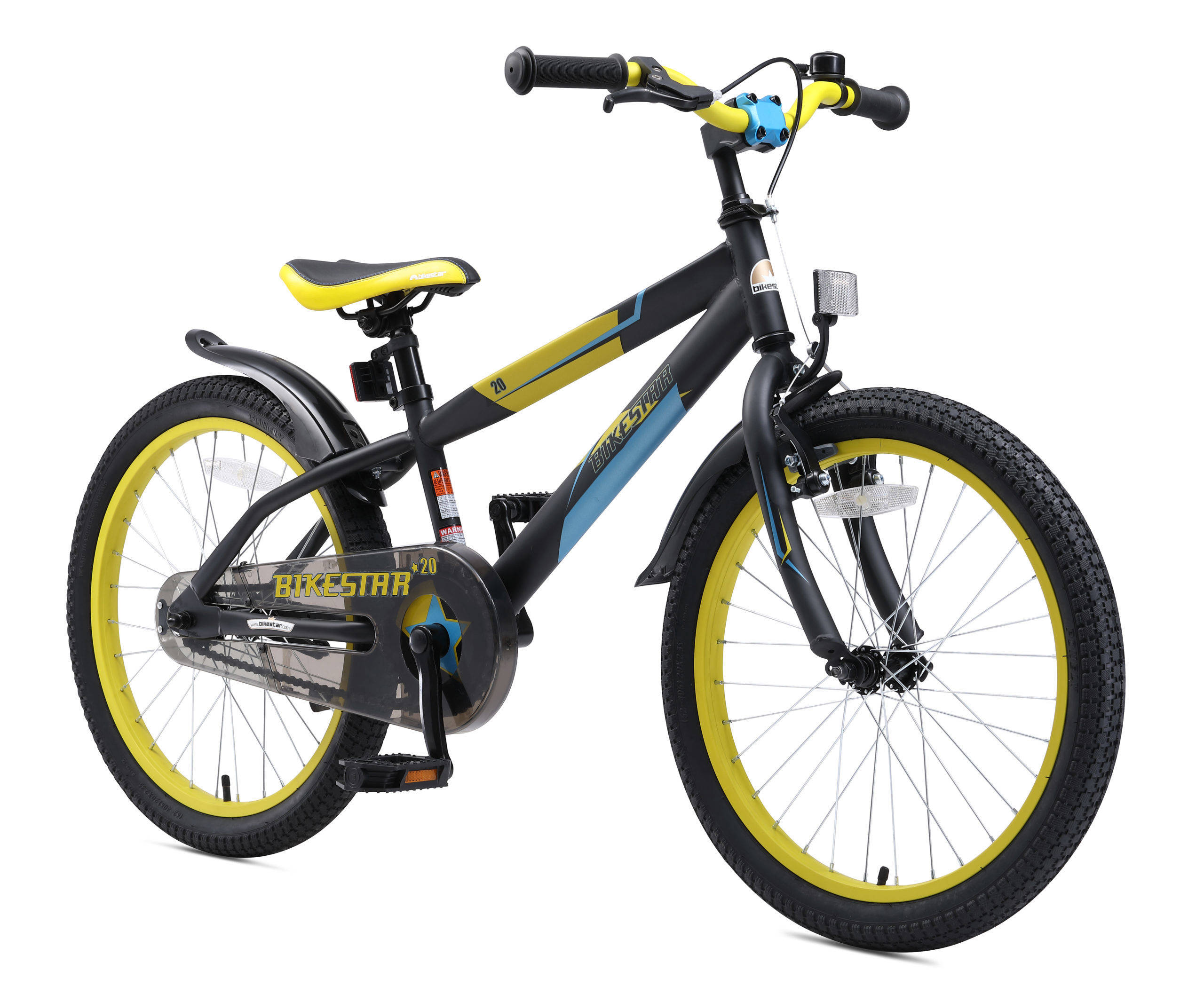 BikeStar Urban Jungle kinderfiets 20 inch zwart