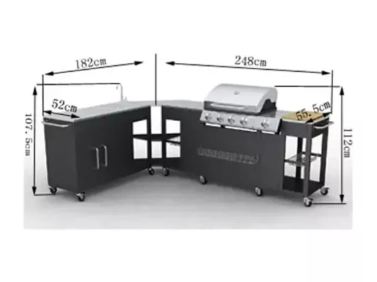 Cuisine extérieur complète Missouri