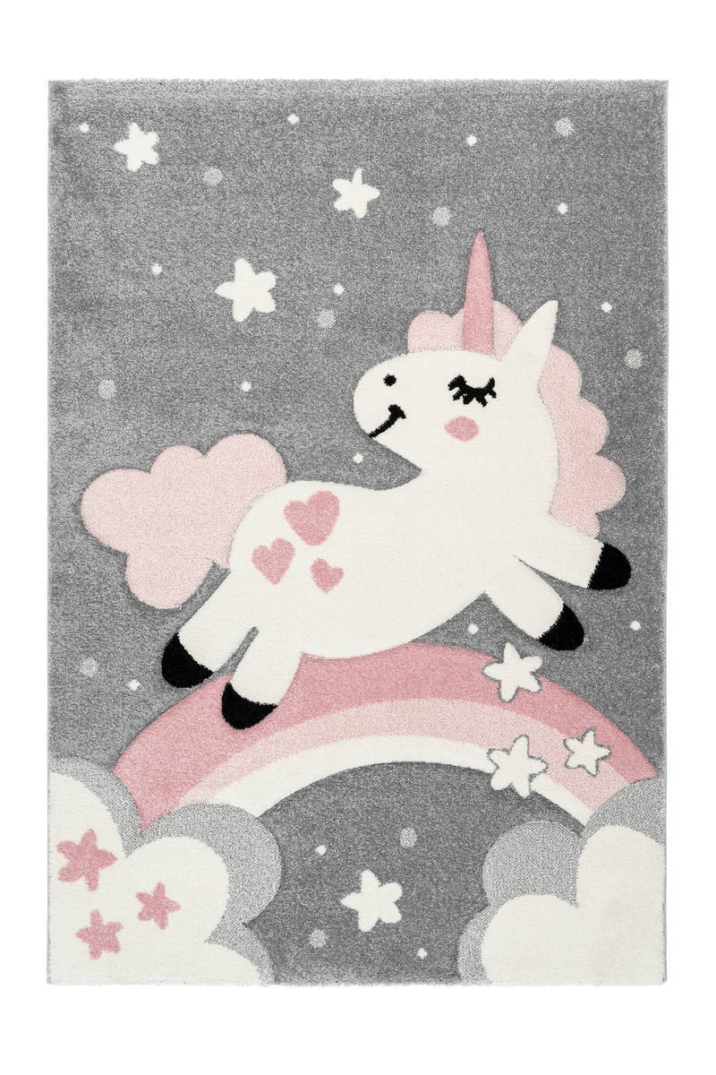 Kinderteppich MITCHELL - rosa - 80x150 cm