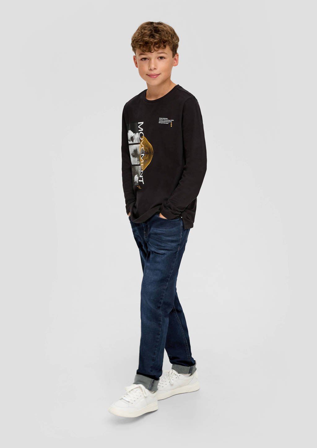 s.Oliver regular fit jeans dark denim