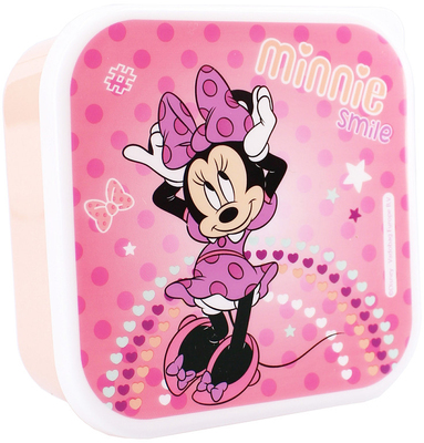 Disney Minni Mus 3 in 1 Snackboks Fresh Bites, Rosa