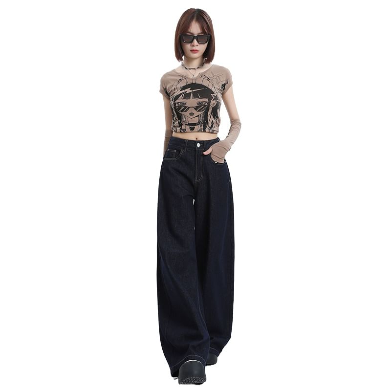 Litoya - Mid Rise Wide Leg Jeans (verschillende designs)
