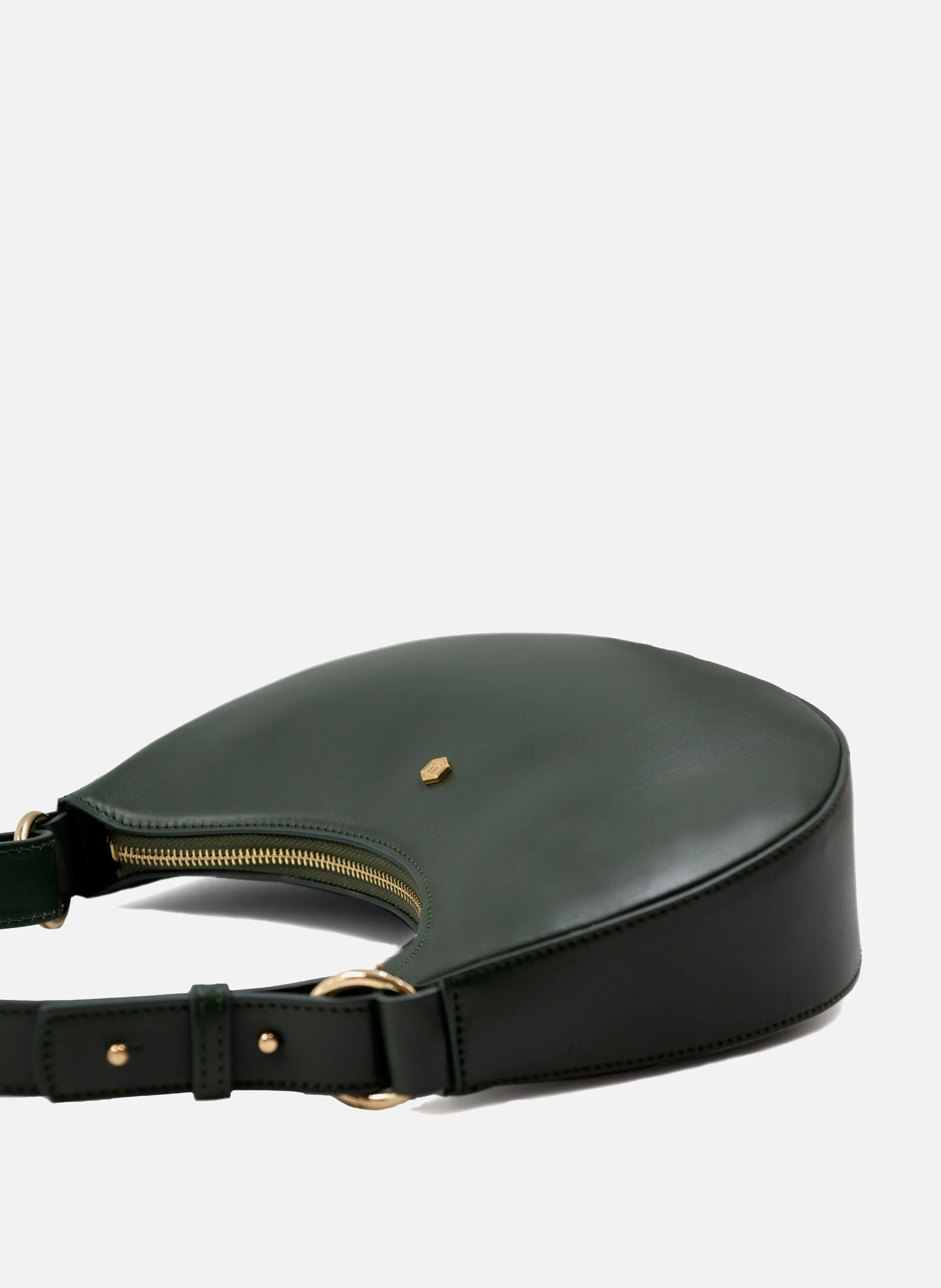 Sac hobo cuir lisse | Vert