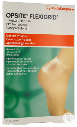 Smith&Nephew Opsite Flexigrid Pansement Avec Système D'Application 10x12cm Pièces 5 (66030334)