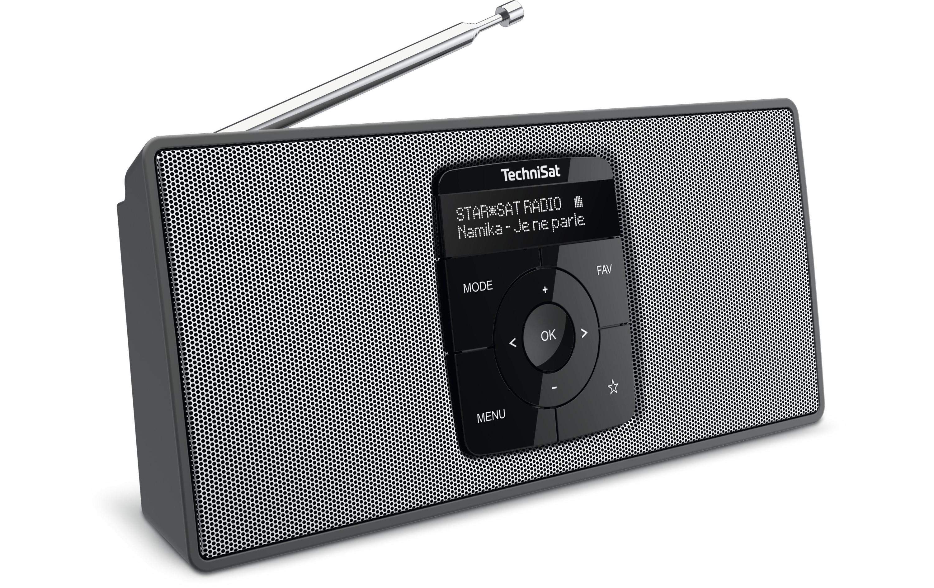 DigitRadio 2 S Schwarz/SilberPortables DAB+/UKW-Stereoradio mit Bluetooth-Audiostreaming