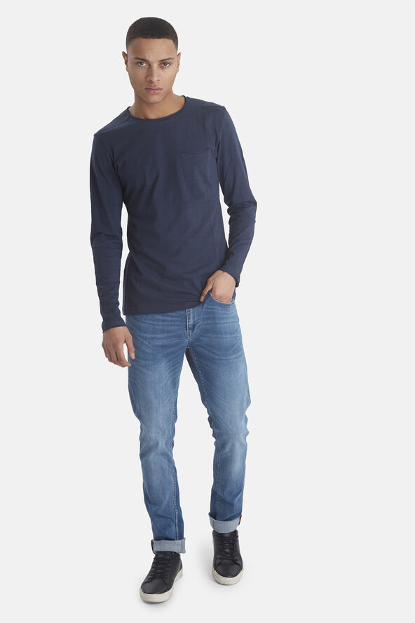 Blend BHNICOLAI tee l.s. NOOS Navy