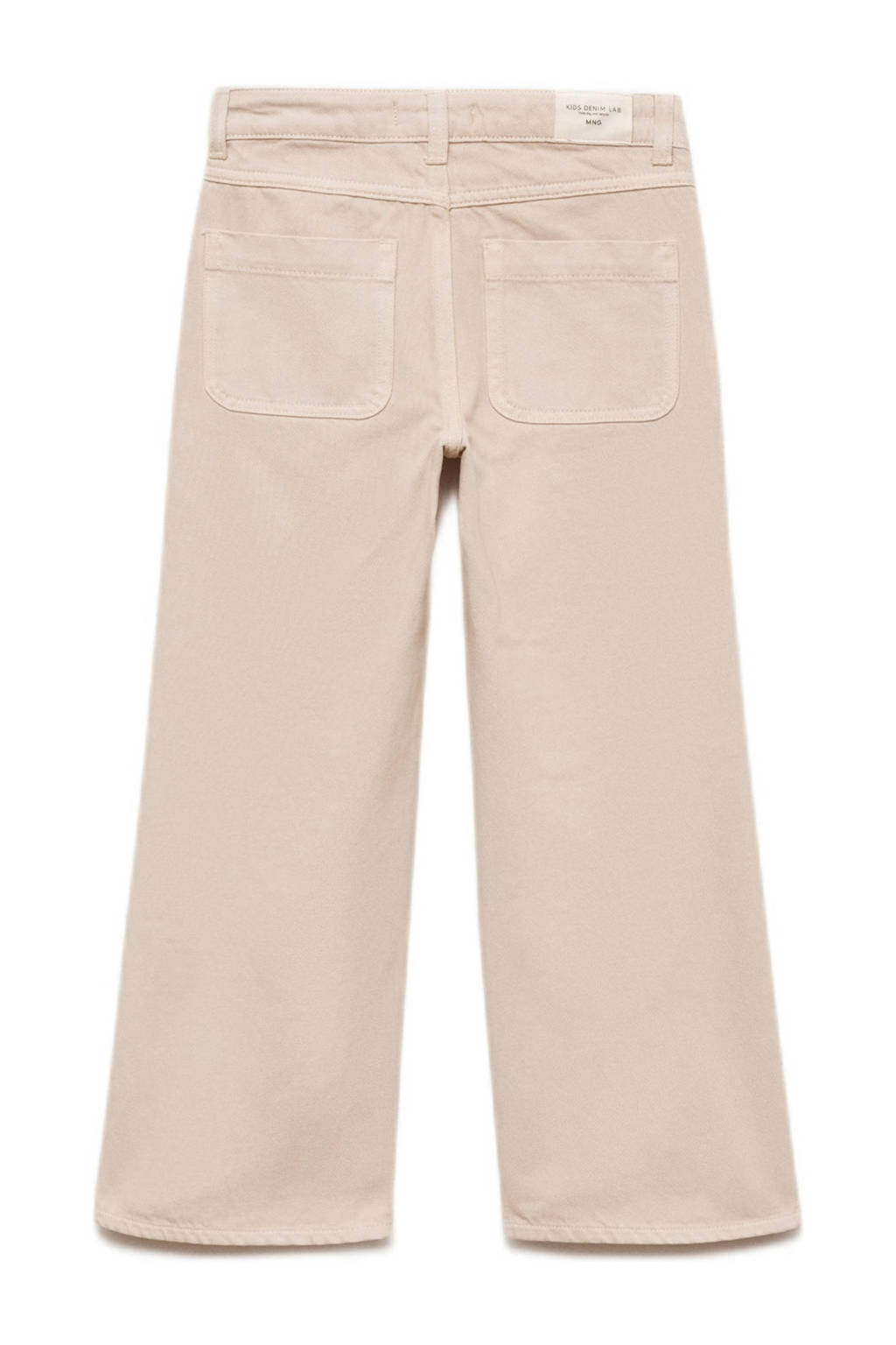 Mango Kids wide leg jeans pastelbruin