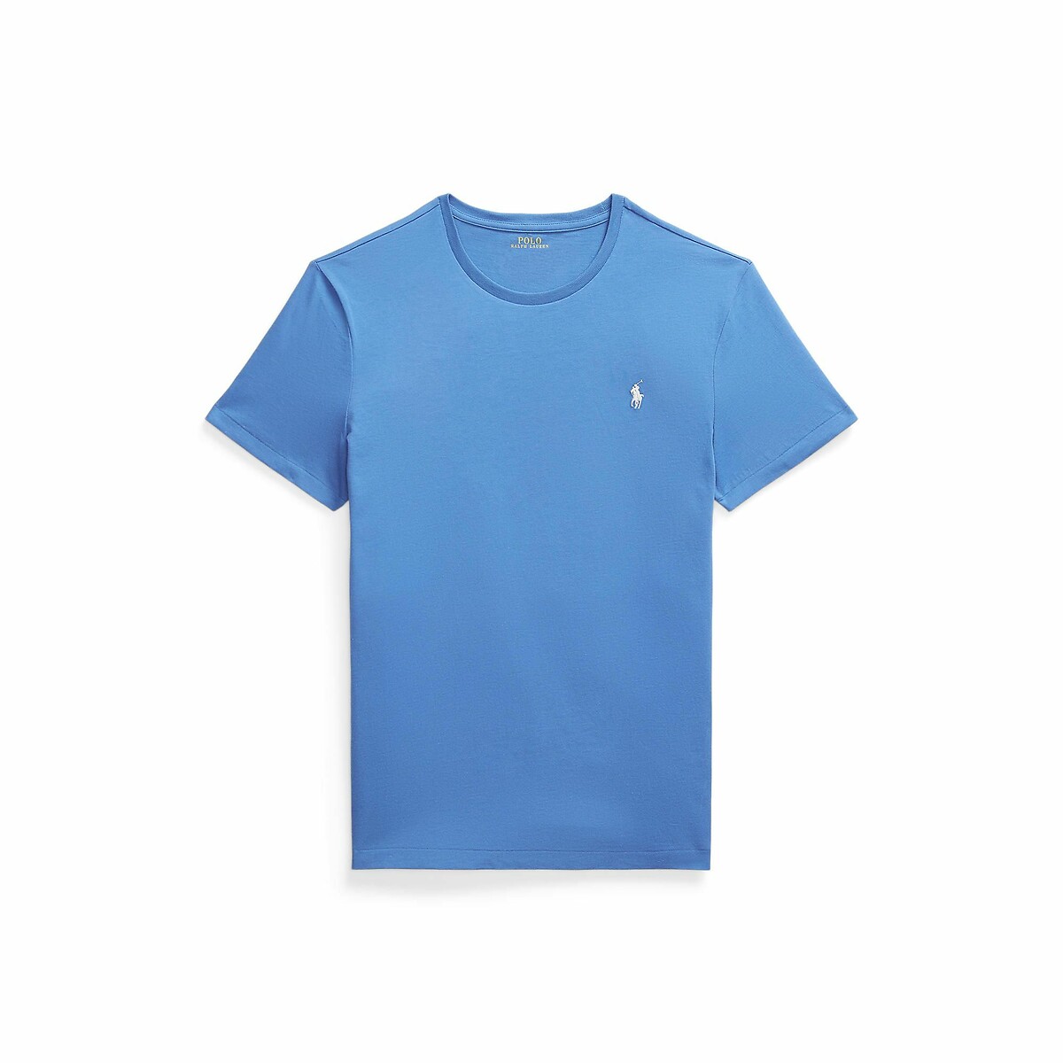 POLO RALPH LAUREN<br>Camiseta de gola redonda, malha de algodão